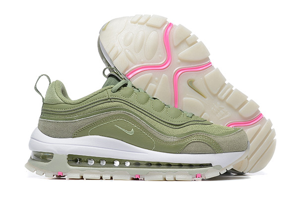 Men's Running weapon Air Max 97 Olive Shoes 068